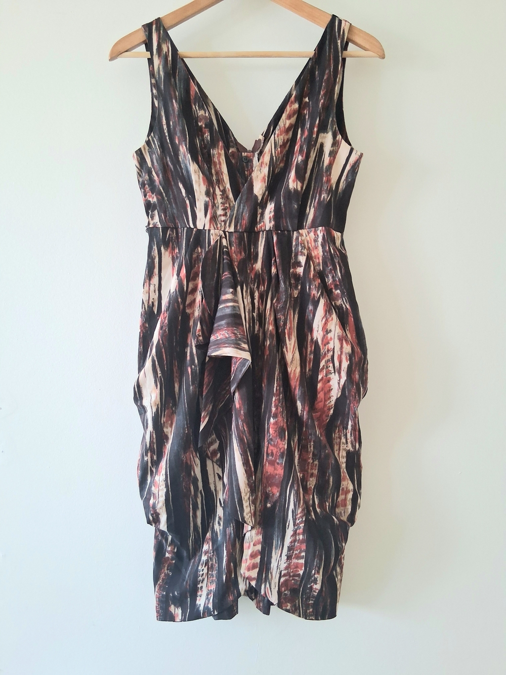 H&M Deep V Dress, Women Sz 6